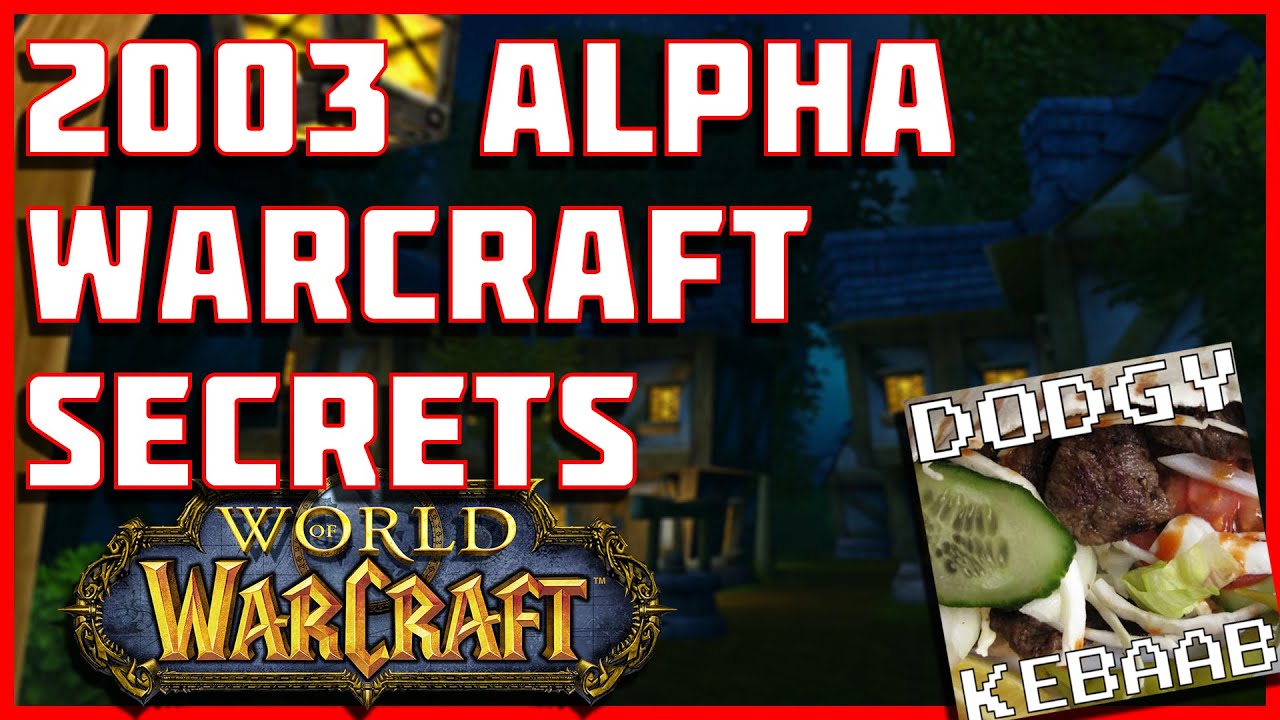 20 Secrets from 2003 Alpha World of Warcraft