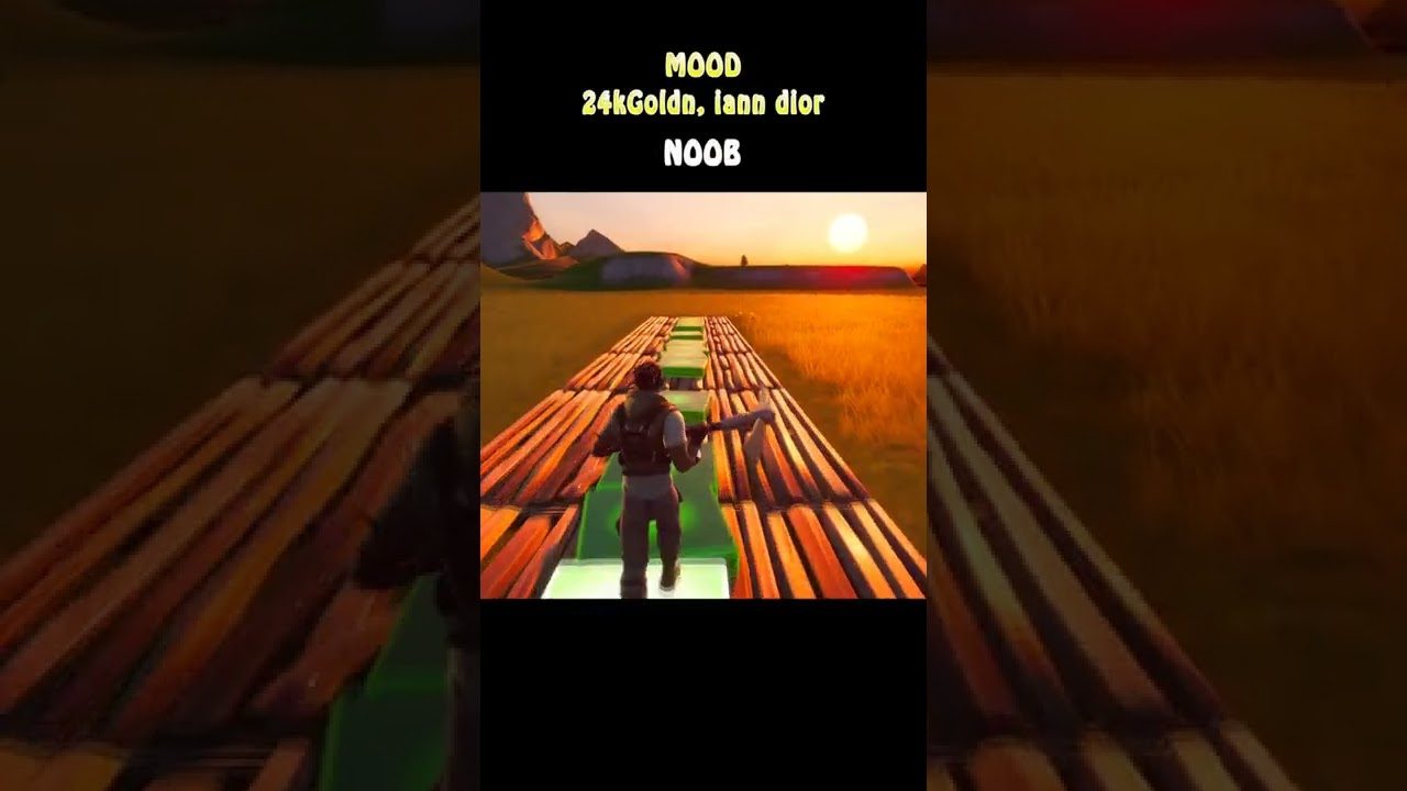 24kGoldn - MOOD - Noob (Fortnite Music Blocks) #shorts