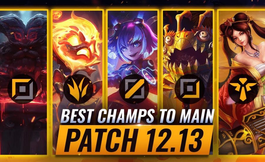 3 BEST MAINS For EVERY ROLE in Patch 12.13 - League of Legends