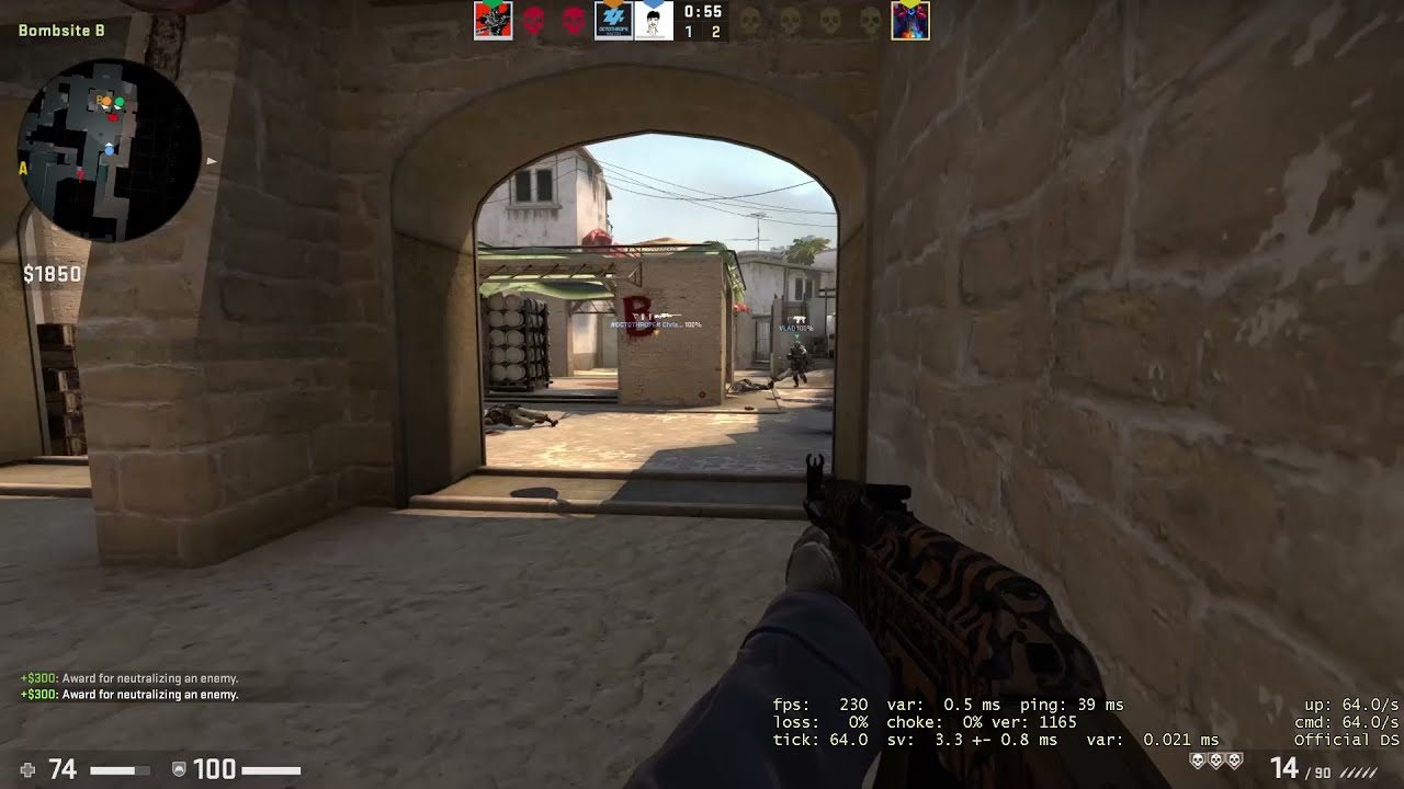 3 Kills in the smoke | Counter Strike Global Offensive | CSGO Short Clip | Funny CSGO | #csgo |