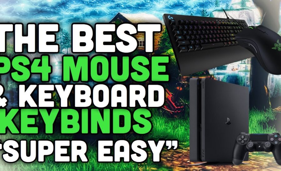 'THE BEST' PS4 Mouse and Keyboard Fortnite Keybinds (fortnite controller to pc, Easy guide)