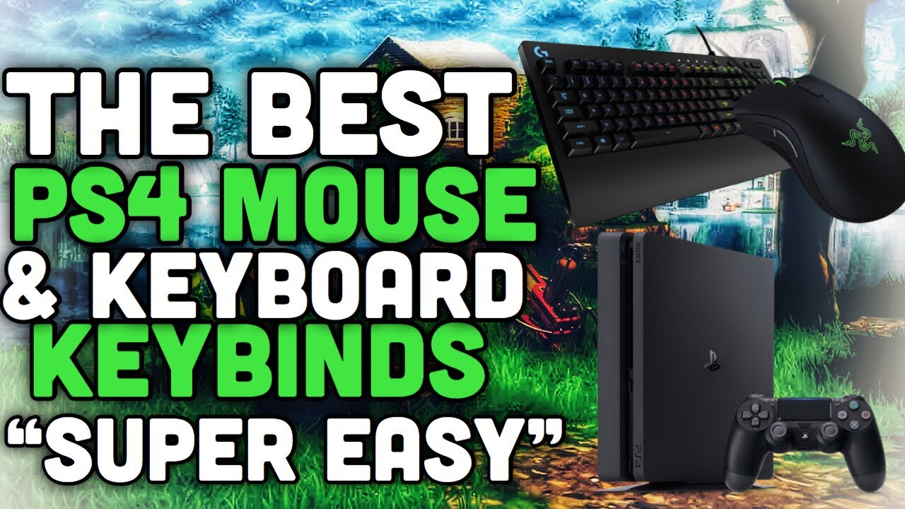 'THE BEST' PS4 Mouse and Keyboard Fortnite Keybinds (fortnite controller to pc, Easy guide)