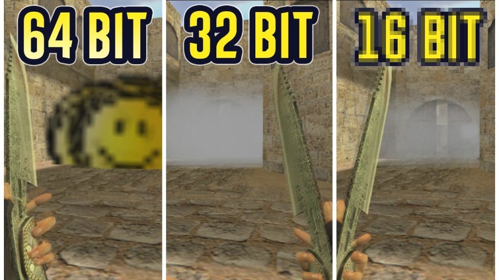 64 bits 32 bits 16 bits - Counter Strike (CS 1.6)