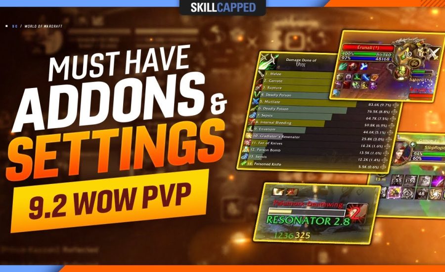 9.2 MUST HAVE ADDONS & SETTINGS for WoW PvP!
