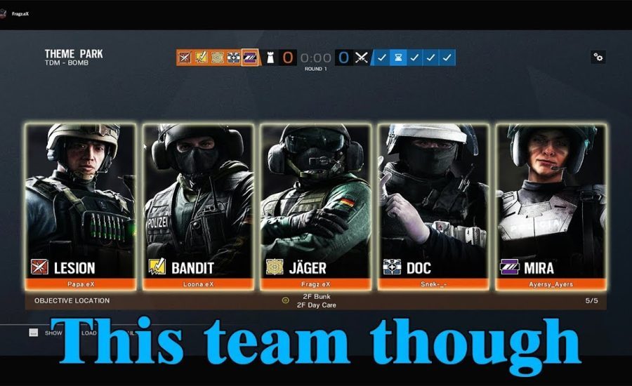 A Team That Sings Together Wins Together: Rainbow Six Siege Moments