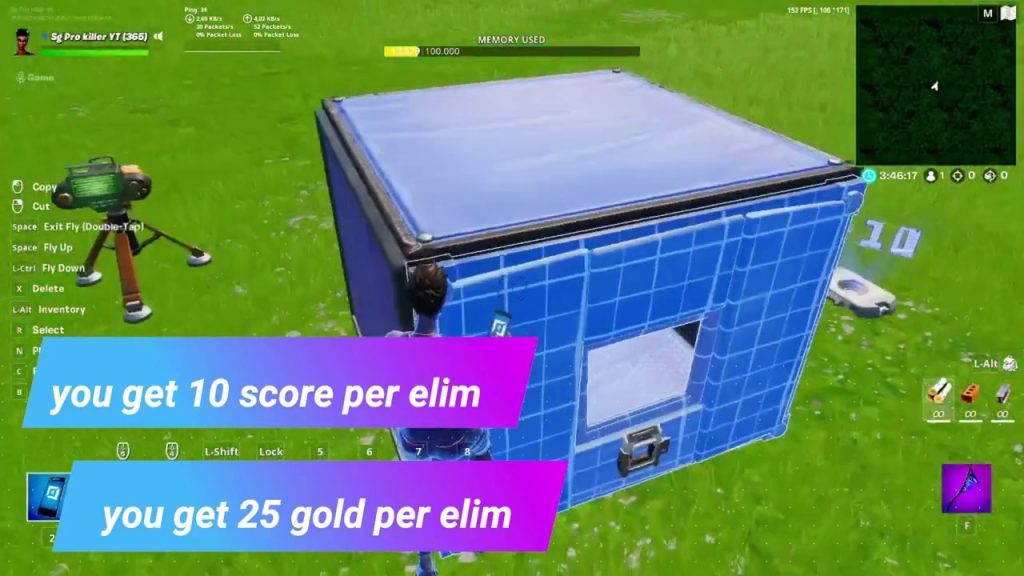 A vending machine on score + gold | fortnite creative