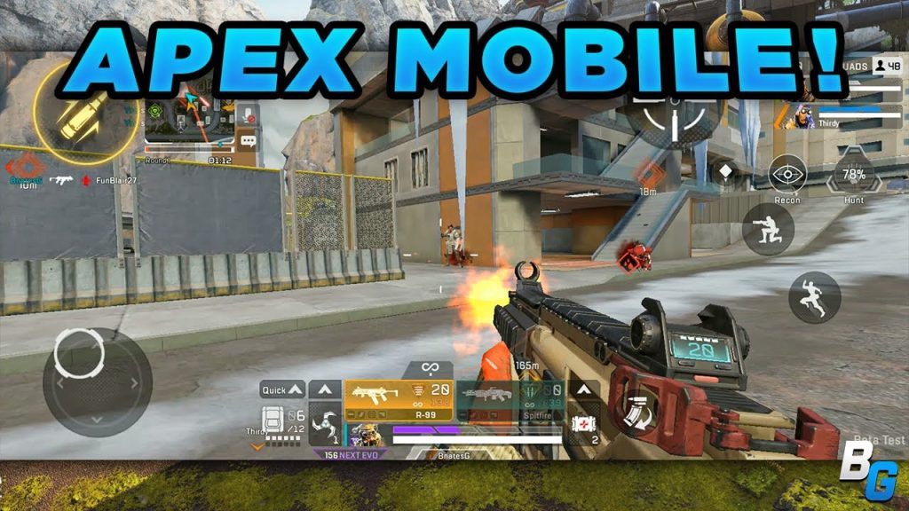 APEX LEGENDS MOBILE BETA IS HERE! (60FPS GAMEPLAY)