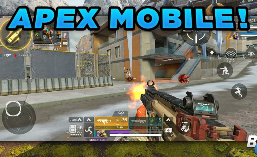 APEX LEGENDS MOBILE BETA IS HERE! (60FPS GAMEPLAY)