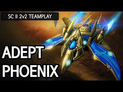 Adept Phoenix in 2v2 l StarCraft 2: Legacy of the Void l Crank