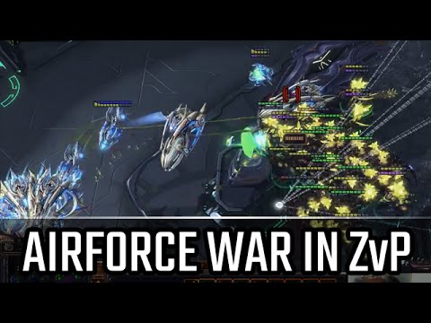 Airforce war in ZvP l StarCraft 2: Legacy of the Void Ladder l Crank