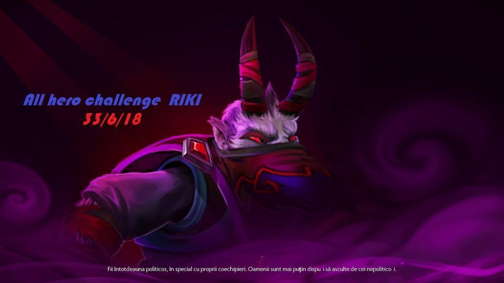 All hero challenge DOTA 2 RIKI