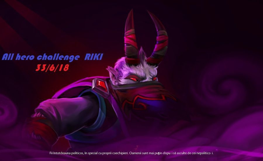 All hero challenge DOTA 2 RIKI