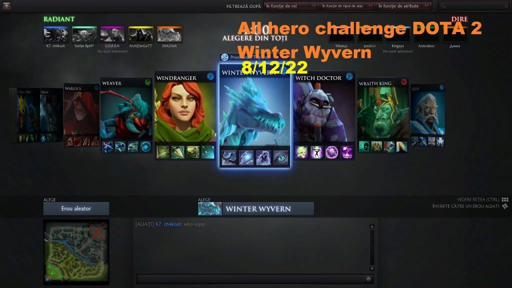 All hero challenge DOTA 2   Winter Wyvern