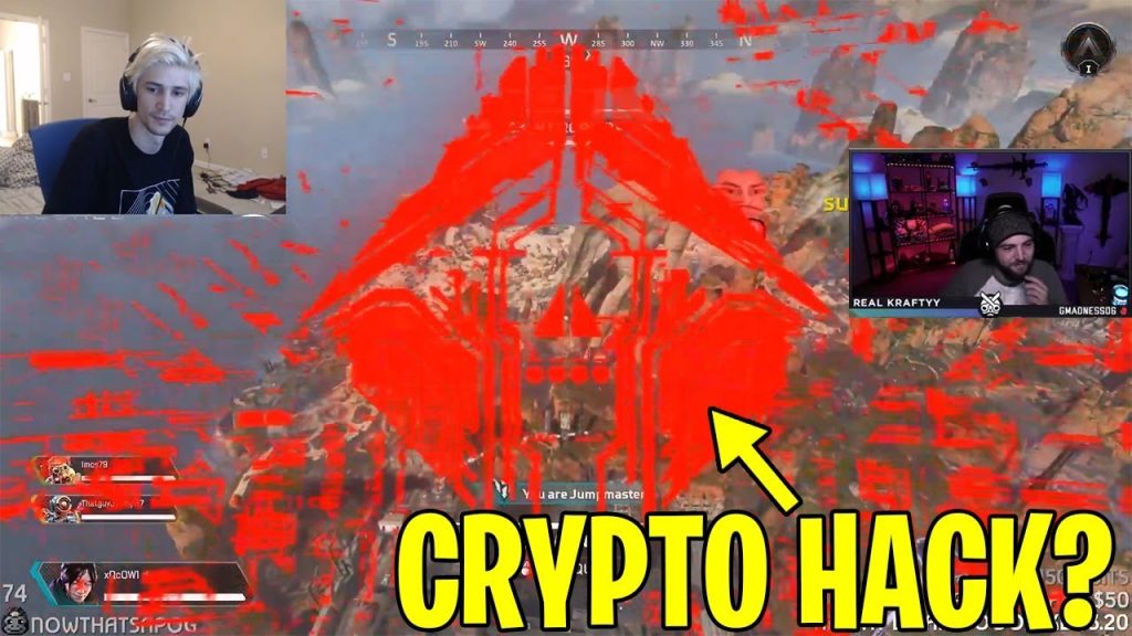 Apex Legends Streamers got Hacked by Crypto Live! Apex Legends Funny Fails and WTF Moments!