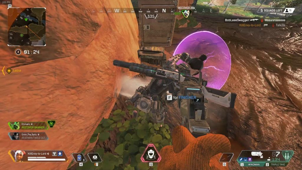 Apex Legends nasty wingman work