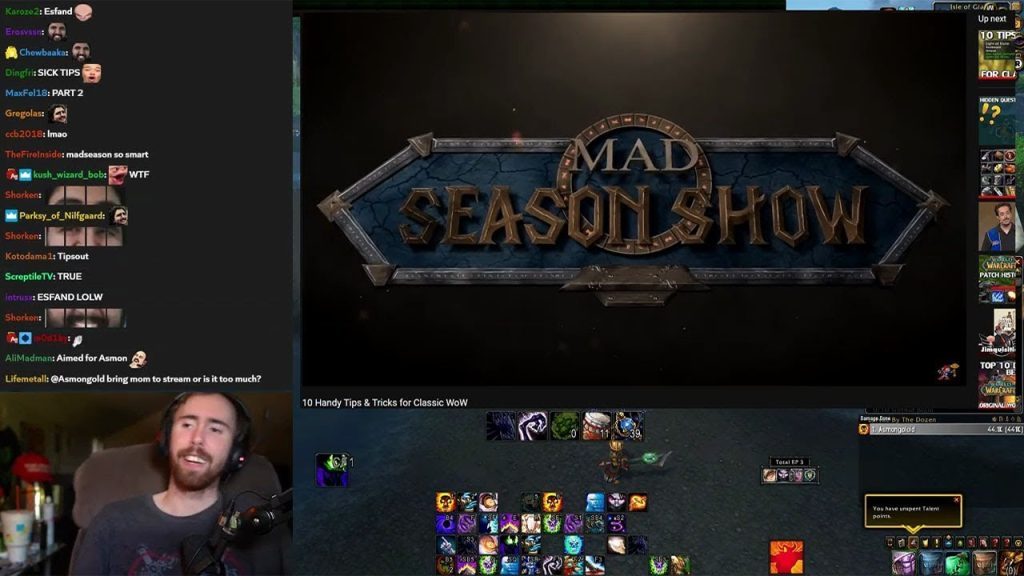 Asmongold Reacts To 10 Tips & Tricks For Classic WoW (Episode 1) - MadSeasonShow 1