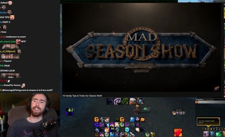 Asmongold Reacts To 10 Tips & Tricks For Classic WoW (Episode 1) - MadSeasonShow 1