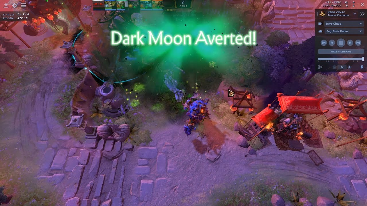 BEATING THE DARK MAGUS IN HOLDOUT : DARK MOON | Dota 2 Weekend Spotlight