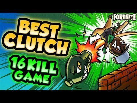 BEST CLUTCH 16 KILL GAME | Fortnite