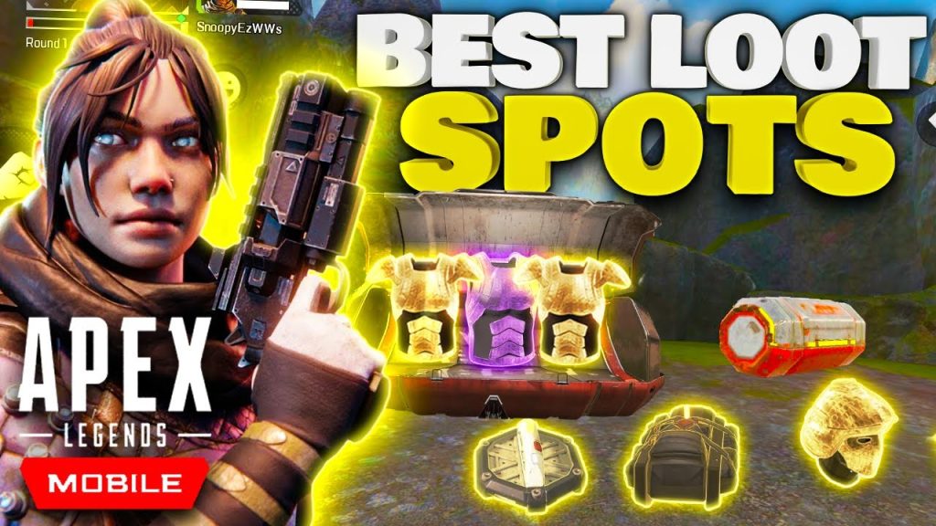 BEST LOOT SPOTS In Apex Legends Mobile (GOLD ITEMS)