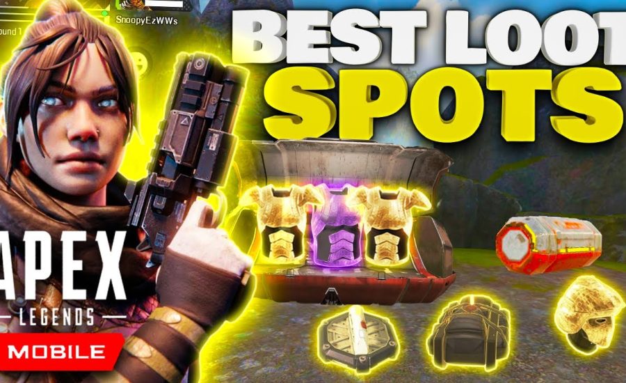 BEST LOOT SPOTS In Apex Legends Mobile (GOLD ITEMS)