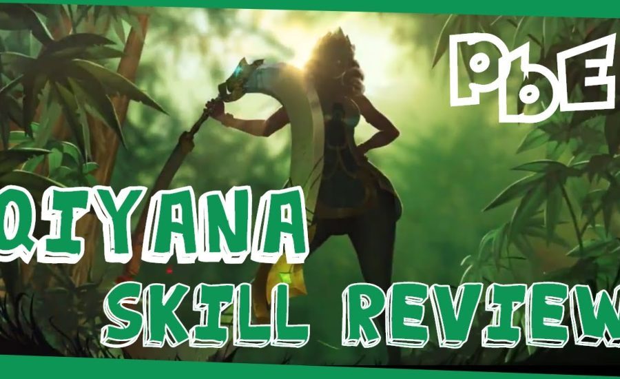 *BONUS / NO EDITS* Qiyana Skill Review - League of Legends - PBE 12.13