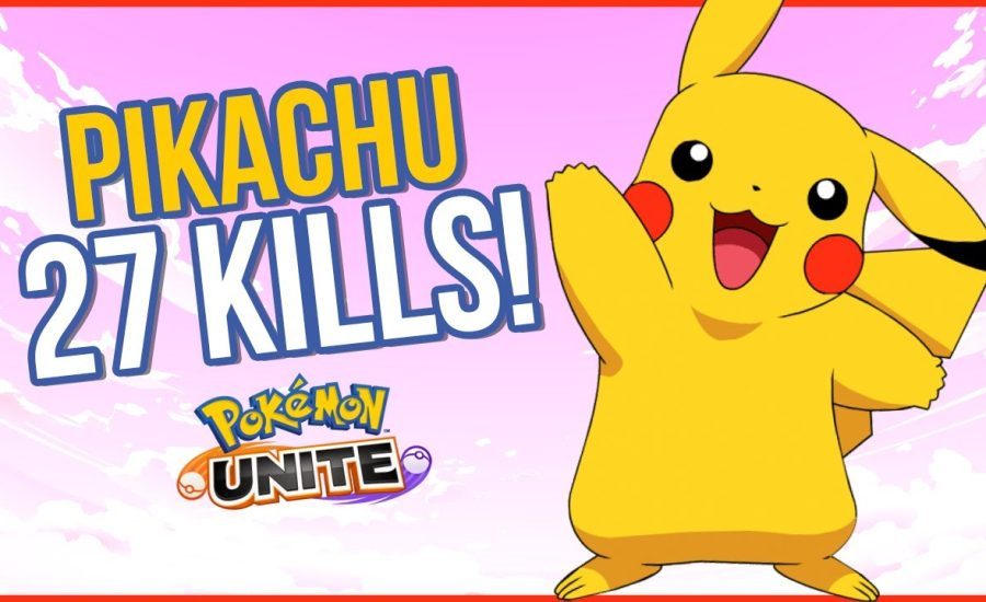 BROKE THE KILL RECORD? - Pikachu Pokemon Unite gameplay