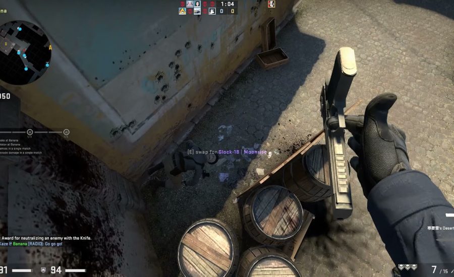 Banana Countering T Offensive strategy. CSGO