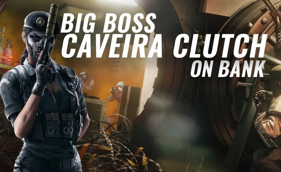 Big Boss Caveira Clutch on Bank - Rainbow Six Siege Gameplay