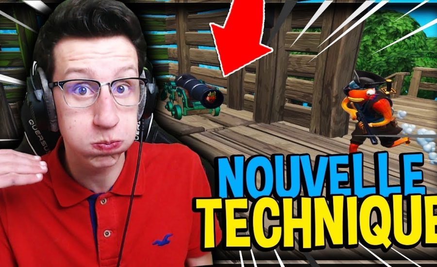 CETTE NOUVELLE TECHNIQUE AVEC LES CANONS EST SUPER CHEAT SUR FORTNITE