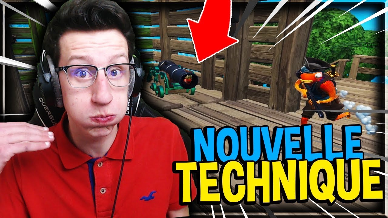 CETTE NOUVELLE TECHNIQUE AVEC LES CANONS EST SUPER CHEAT SUR FORTNITE