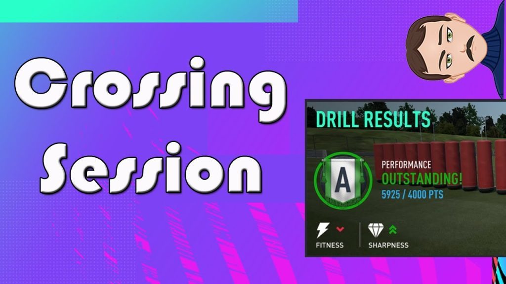CROSSING SESSION - FIFA 21 How to Get an "A" Rating in Training