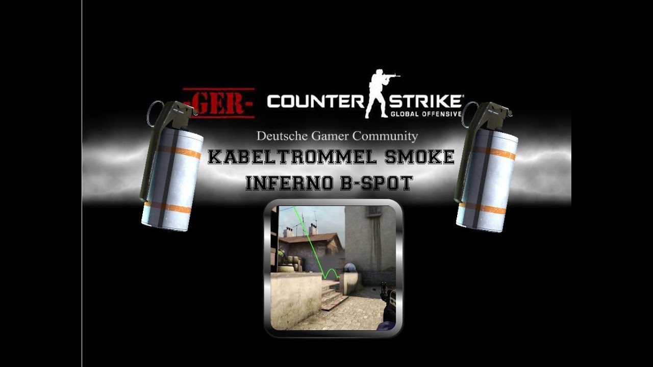 CS:GO Kabeltrommel Smoke Inferno B Spot Tutorial