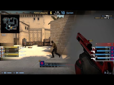 CS:GO POV Demo Gambit Sh1ro (26/10) vs FURIA (de_mirage)