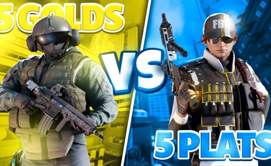Can 5 Golds Beat 5 Plats In Rainbow Six Siege