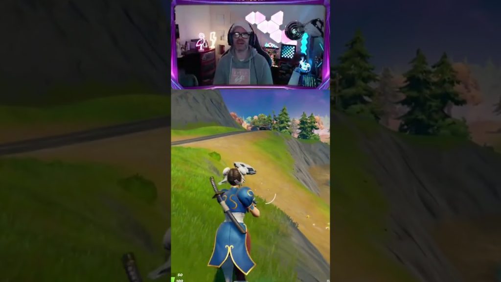 Cheeky reverse drive by! Chun-Li Fortnite Gameplay! #Shorts