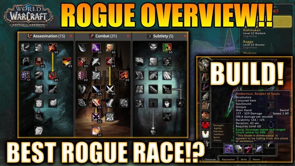 Classic WOW - Rogue Overview - Best Rogue Race, Spec, & Build! WOW Classic Rogue Guide in Vanilla!