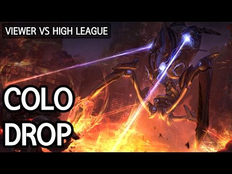 Colossus drop vs Terran l StarCraft 2: Legacy of the Void l Crank