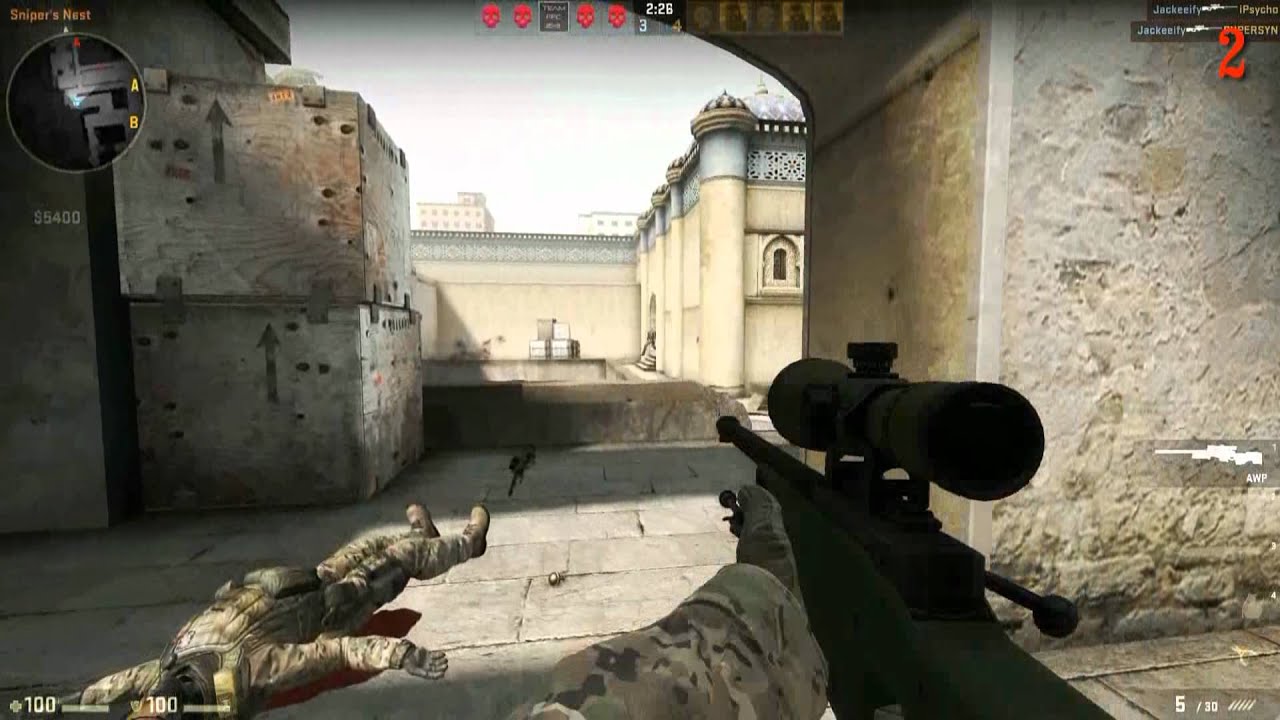 Counter Strike Global Offensive Beta - j-peX # 4 kills in 8sec