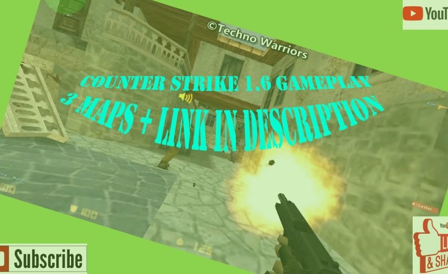 Counter strike V1.6 gameplay|3 Maps| De_dust2|de_torn|cs_747| Link In description |