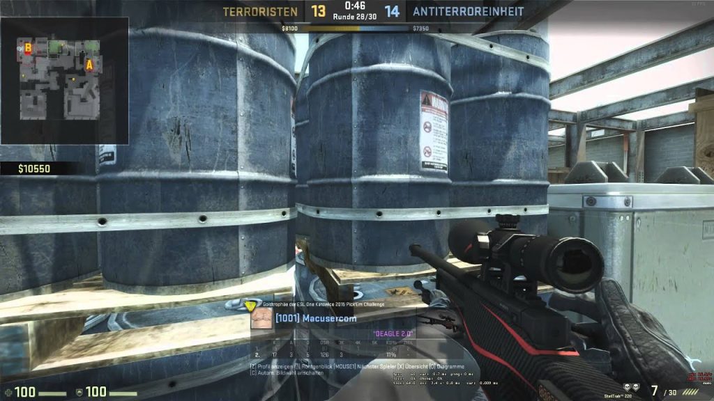 CounterStrike: Global Offensive Vertigo AWP ACE on CT