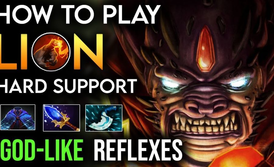 Crazy support Lion play | Dota 2 gameplay  #9
