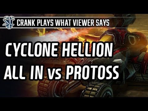 Cyclone Hellion All in vs Protoss l StarCraft 2: Legacy of the Void l Crank