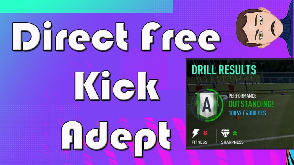 DIRECT FREE KICK ADEPT - FIFA 21 How to Get an "A" Rating in Training