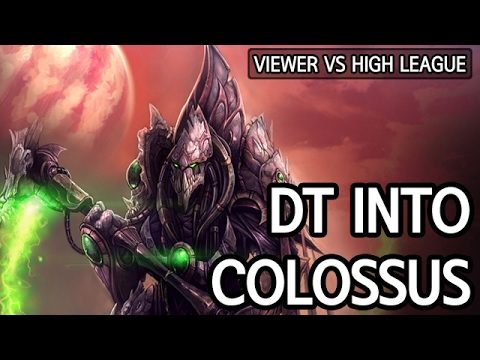 Dark Templar into Colossus vs Terran l StarCraft 2: Legacy of the Void l Crank