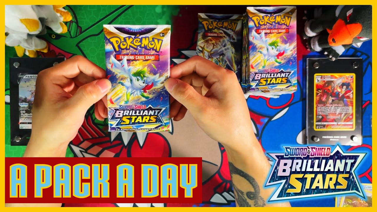 *Day 13 Pack 13* Pokemon Brilliant Stars Opening A Booster Pack A Day Until I Complete My Master Set