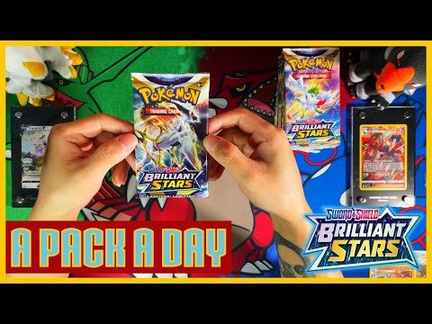 *Day 18 Pack 18* Pokemon Brilliant Stars Opening A Booster Pack A Day Until I Complete My Master Set