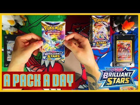 *Day 19 Pack 19* Pokemon Brilliant Stars Opening A Booster Pack A Day Until I Complete My Master Set