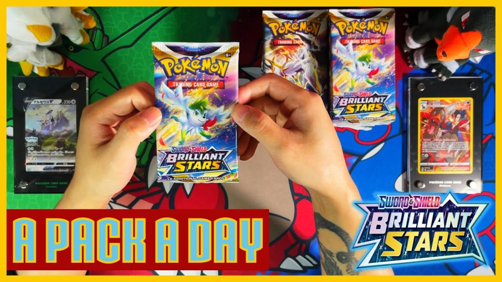 *Day 2 Pack 2* Pokemon Brilliant Stars Opening A Booster Pack A Day Until I Complete My Master Set!