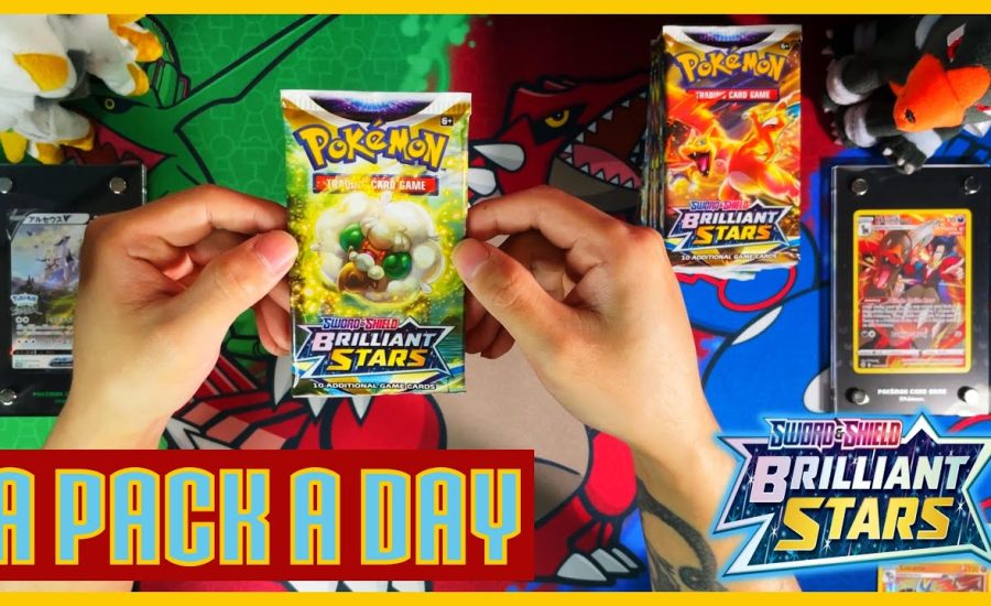 *Day 21 Pack 21* Pokemon Brilliant Stars Opening A Booster Pack A Day Until I Complete My Master Set